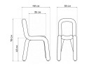 Garden black Стул на металлокаркасе арт. 937173
