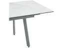 Стол обеденный STOOL GROUP Тайл 140-200*85 Snow white, подстолье серое арт. 1568359