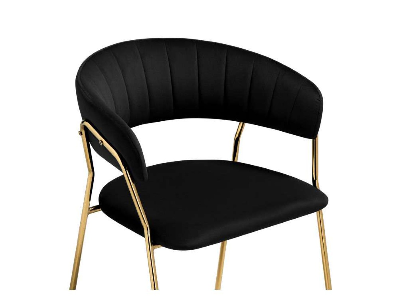 Kamelia 1 black / gold Стул на металлокаркасе