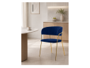 Kamelia 1 dark blue / gold Стул на металлокаркасе арт. 1019251