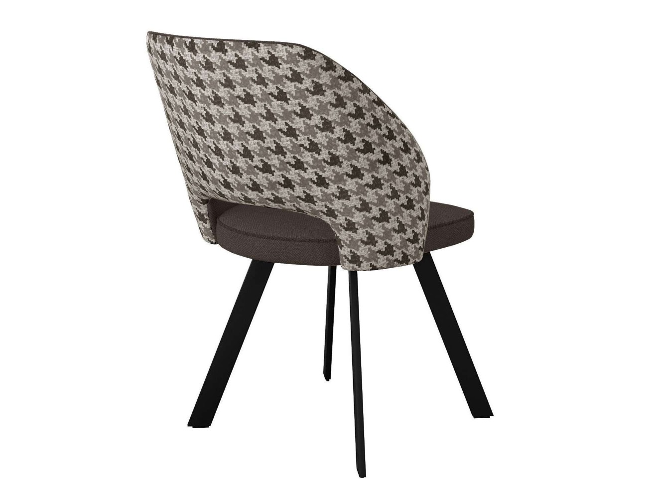 Стул DikLine 274 поворотный SB3/A2 шоколад, ножки черные