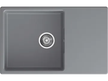 Мойка 780 GF-Urban 678L 1-чаша+крыло 780*490 темно-серый