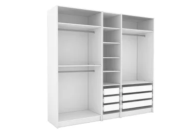 Открытая гардеробная Оскар (компл.18), 250 см