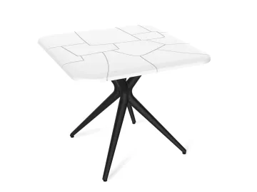 Стол SHT-TU30/TT30 83/83 белый/черный