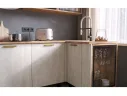Кухня Рио NEW (дерево) 3,8х1,2/1080м (490), компоновка №7, Крафт золотой/Шелковый камень арт. 1579833