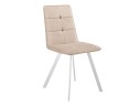 Стул DikLine 280 B03 BEIGE, ножки белые