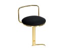Lusia black / gold Барный стул
