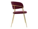 Kamelia 1 wine red / gold Стул на металлокаркасе арт. 1524393