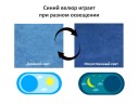 Мягкая кровать Selesta 1200 синяя с подъем.механизмом арт. 658367