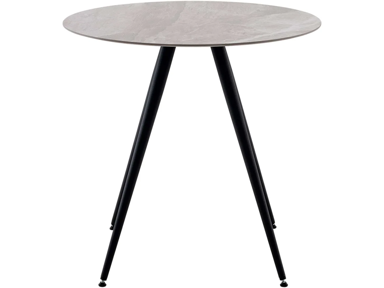 Стол обеденный STOOL GROUP Ники круглый керамика 800 Italian light grey арт. 1568265