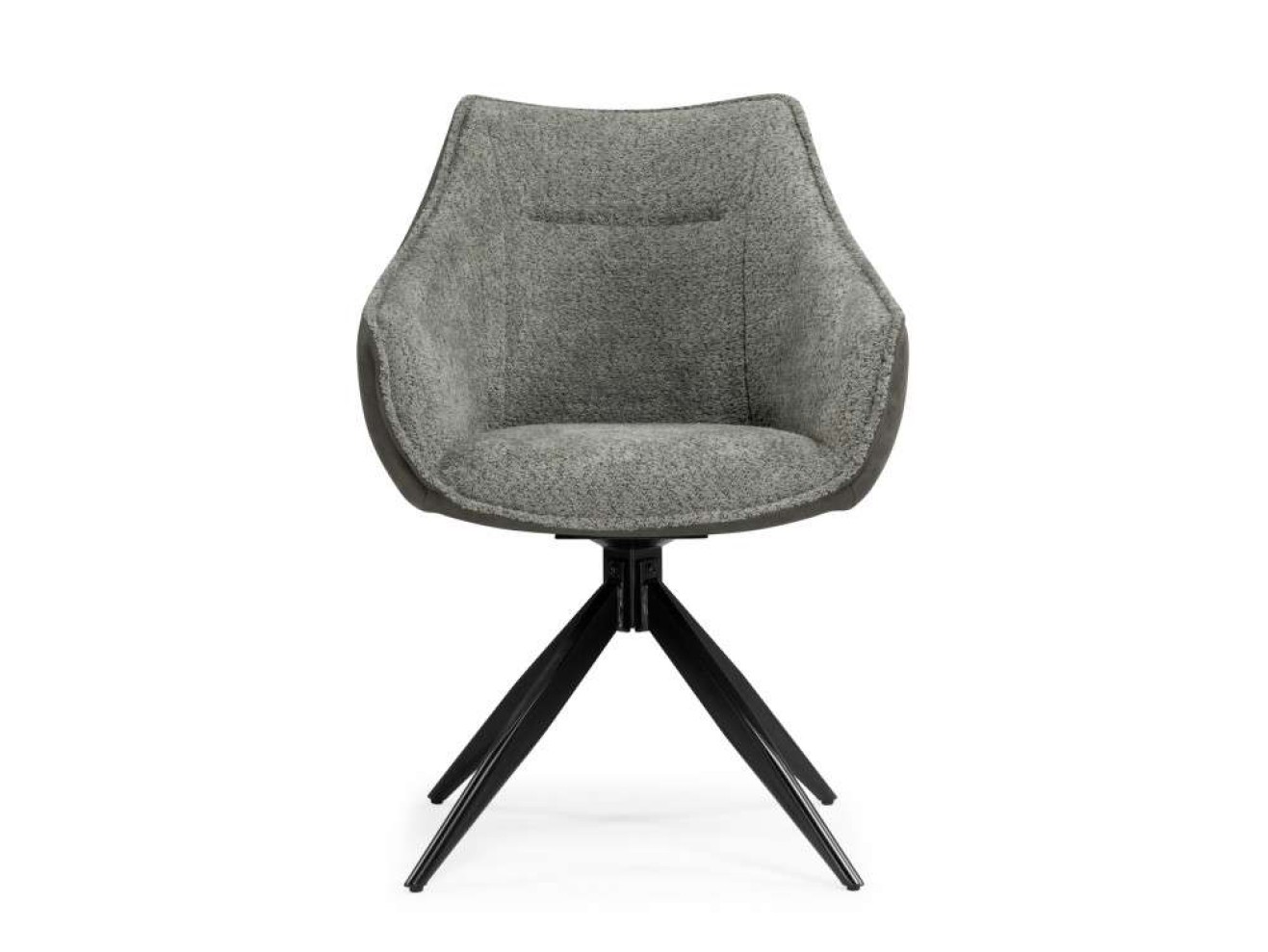 Kansas gray / graphite gray / black Стул на металлокаркасе