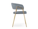 Kamelia 1 gray / gold Стул на металлокаркасе арт. 1576883
