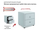 Мягкая кровать Olivia 1600 мята пастель с подъемным механизмом арт. 810379
