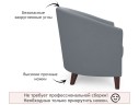 Мягкое кресло Line серый