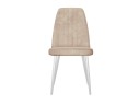Стул DikLine 326 B03 BEIGE, ножки белые