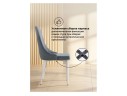 Kora white / gray Стул на металлокаркасе