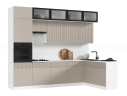 Кухня Оливия NEW 3,0х1,8м Шарли Мокко арт. 1224823