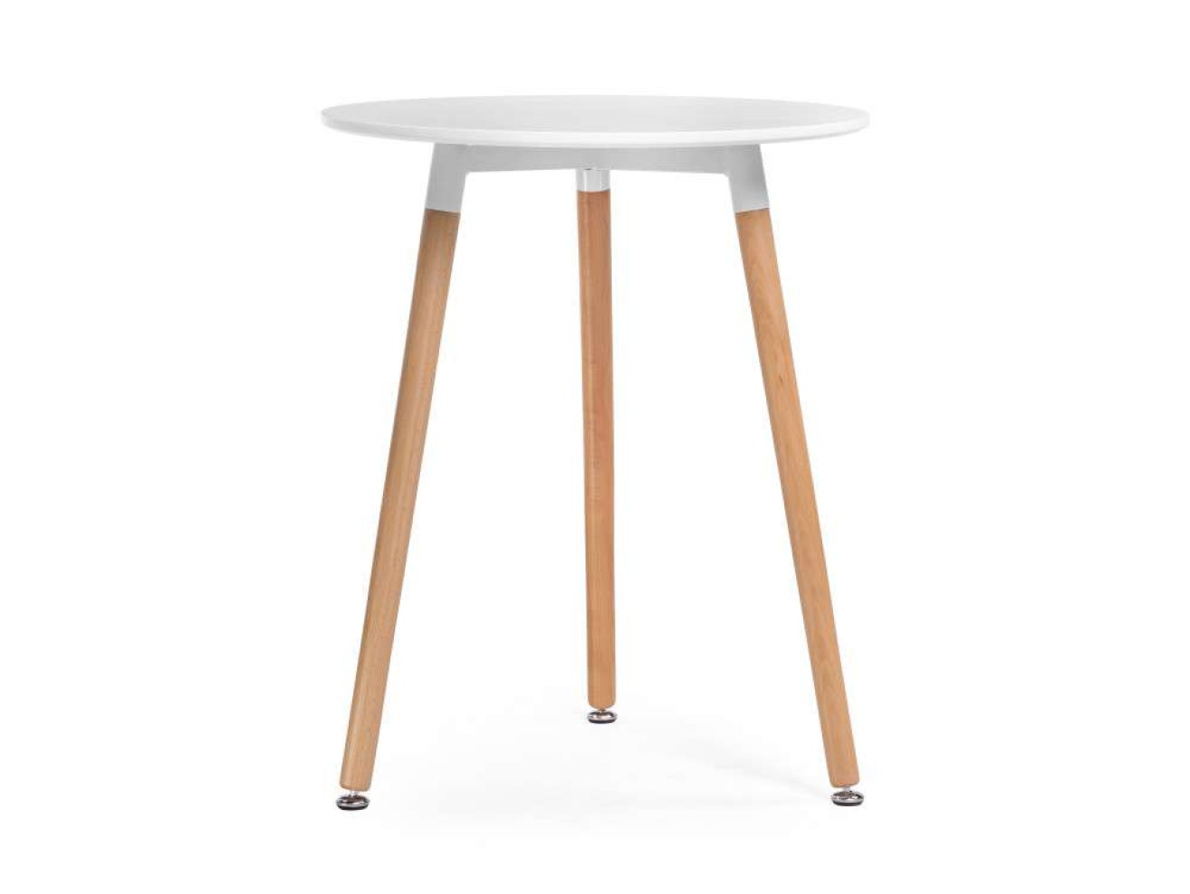Lorini 60 white / wood Стол деревянный