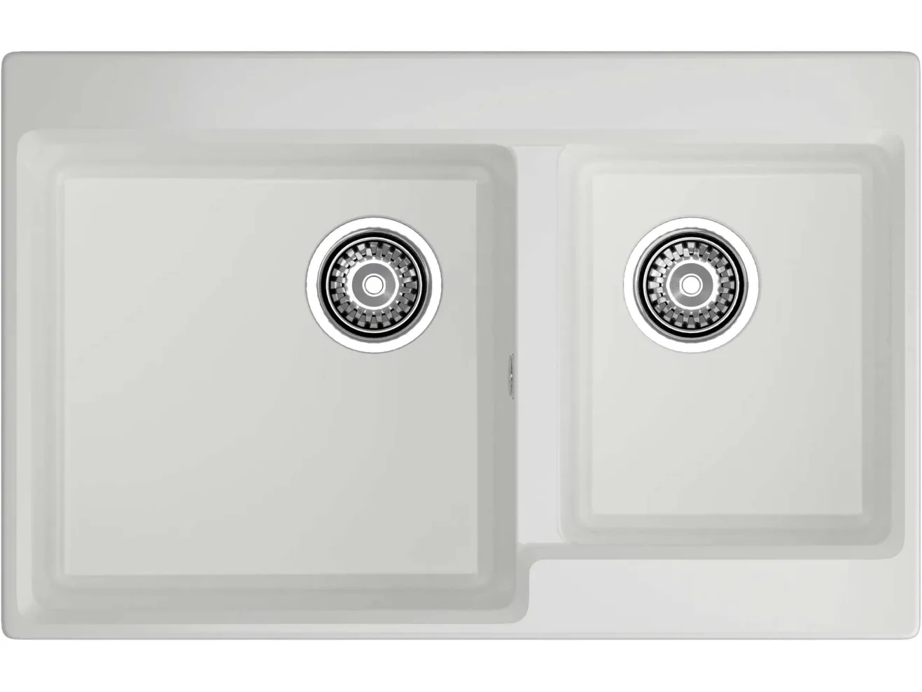 Мойка 780 Level 780K 2 чаш 780*500 иней арт. 1265909