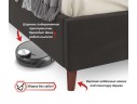 Мягкая кровать Betsi 1600 шоколад с подъемным механизмом