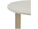 Стол журнальный STOOL GROUP Кассия 60*60 Светлая керамика, сталь шампань арт. 1568371