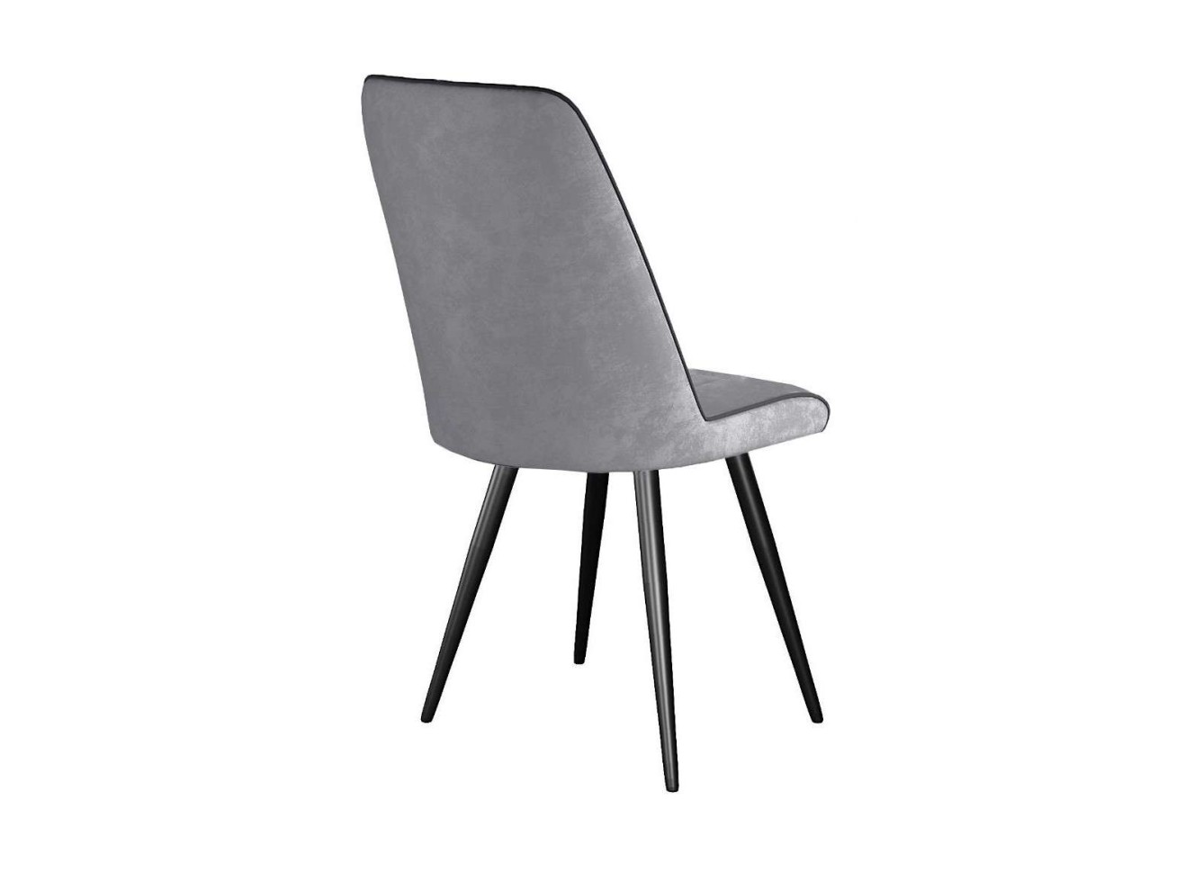 Стул DikLine 324 поворотный B22 GREY, ножки черные