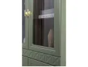 Шкаф-витрина Марион 16.397.02, Дымчатый Зеленый/Олива шагрень арт. 1339567