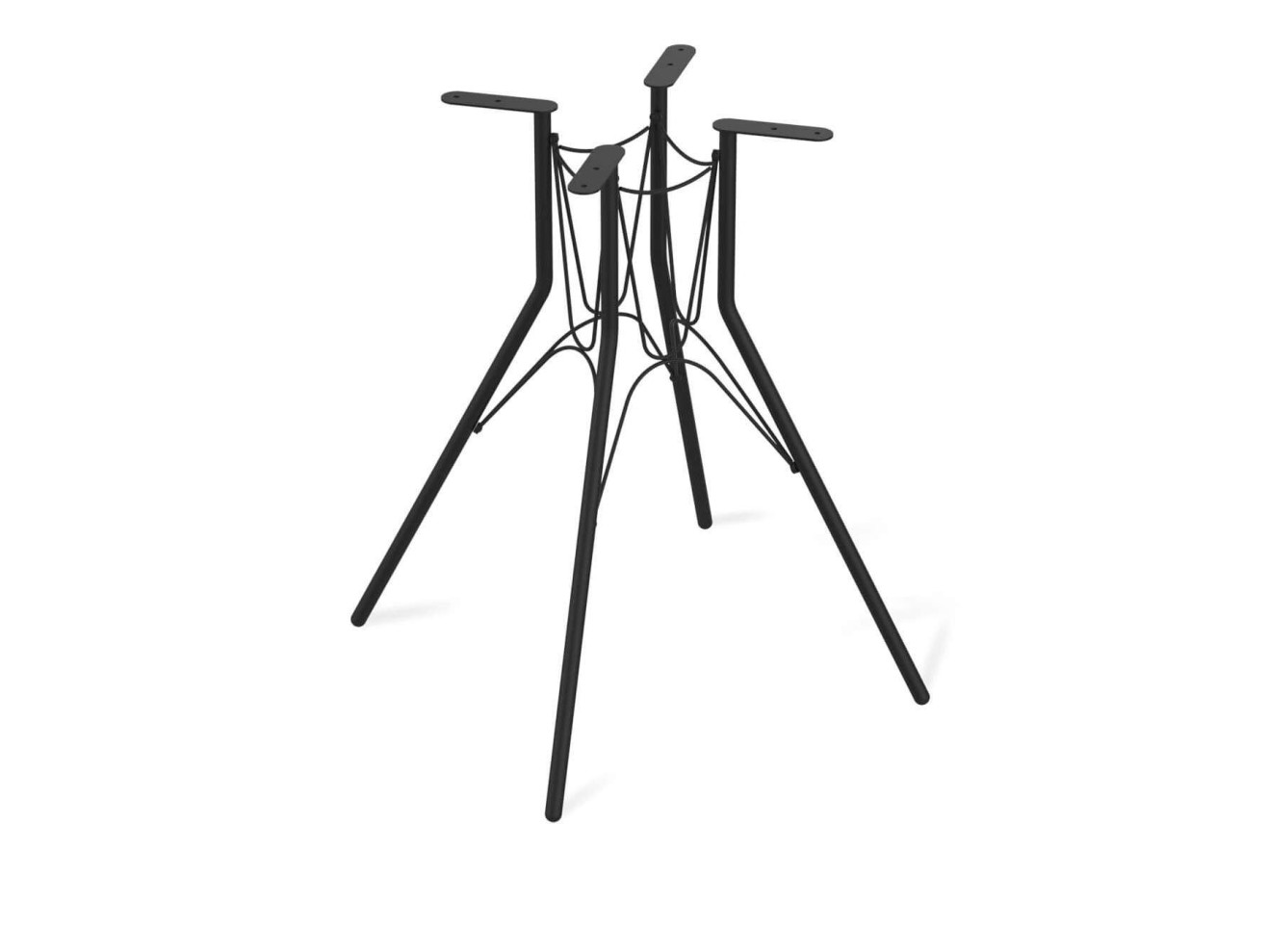 Стол SHT-TU34-P/80/80 ЛДСП черный муар/дуб беленый арт. 1136383