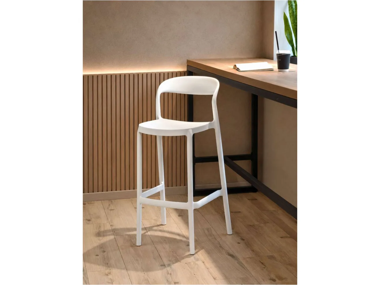 Стул барный Sheffilton SHT-S220 белый арт. 1606897