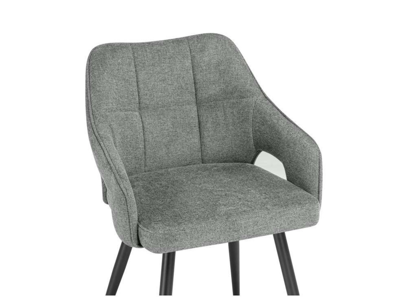 Hera dark gray / black Стул на металлокаркасе арт. 1152633