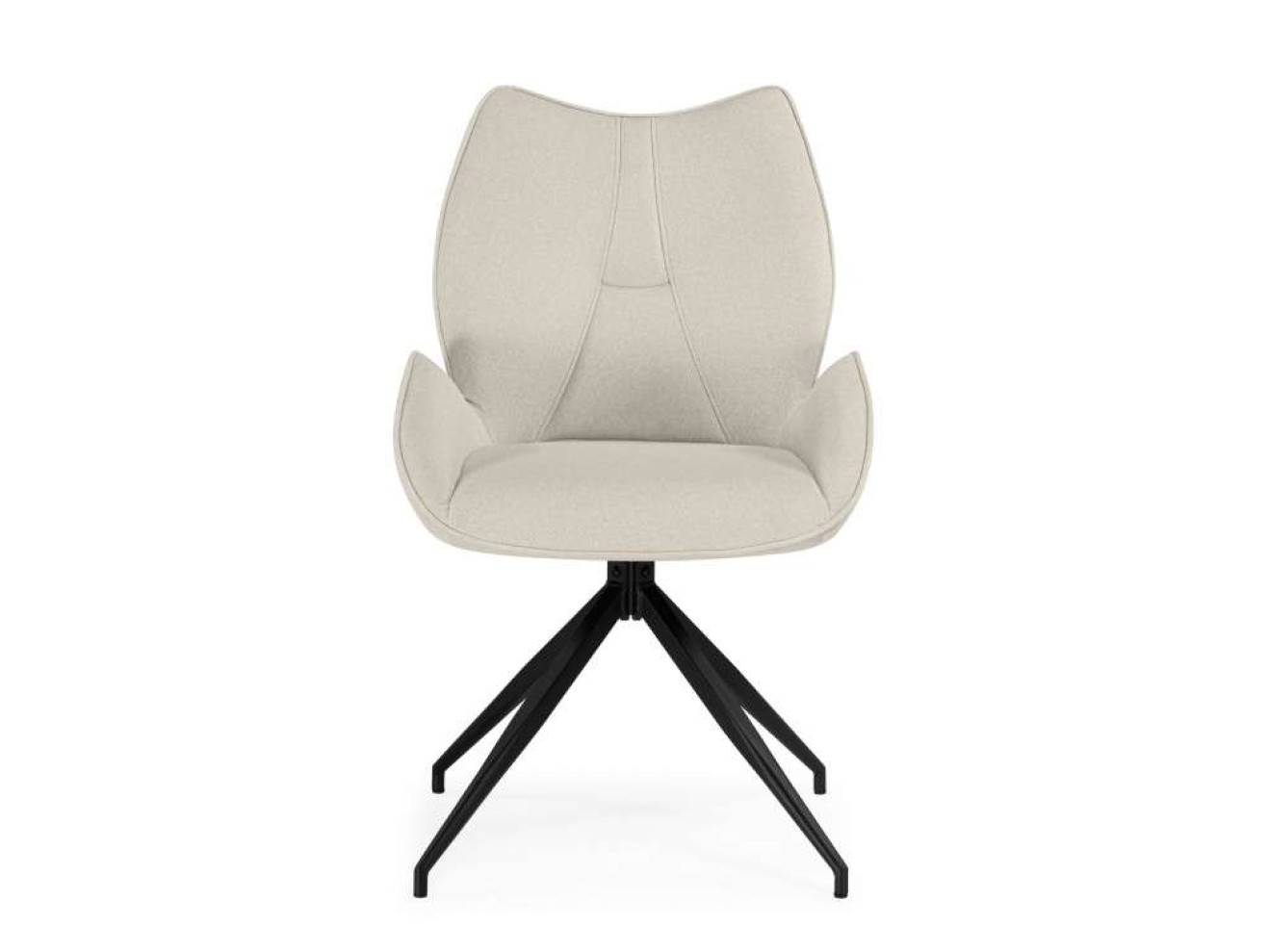 Miranda 360 крутящийся beige / black Стул на металлокаркасе