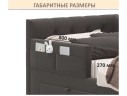 Мягкий защитный бортик шоколад