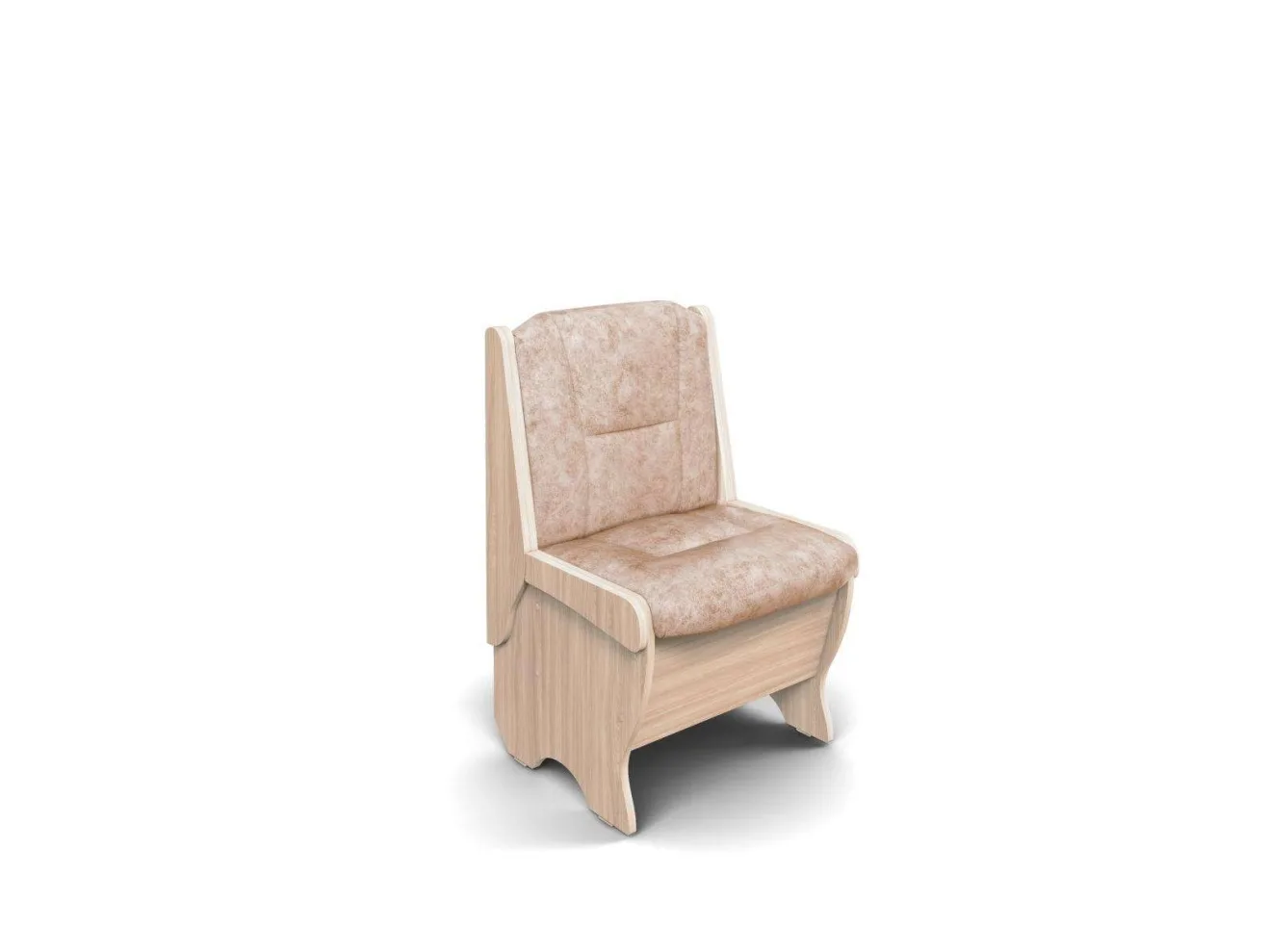 Скамья Лотос 550 / Ясень светлый / Велюр Латте арт. 1149711
