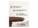 Аллофан круглый миланский орех Стол деревянный