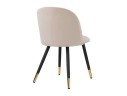Gabi beige / black / gold Стул на металлокаркасе арт. 1350195