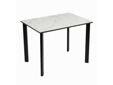 Стол DikLine SKT90 Керамика YB8020125BG ONYX/подстолье черное/опоры черные