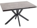 Стол обеденный STOOL GROUP Marmer 120-180/80/76 столешница МДФ16/керамика Антрацит