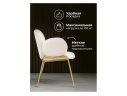 Kalipso white / gold Стул на металлокаркасе арт. 1313599