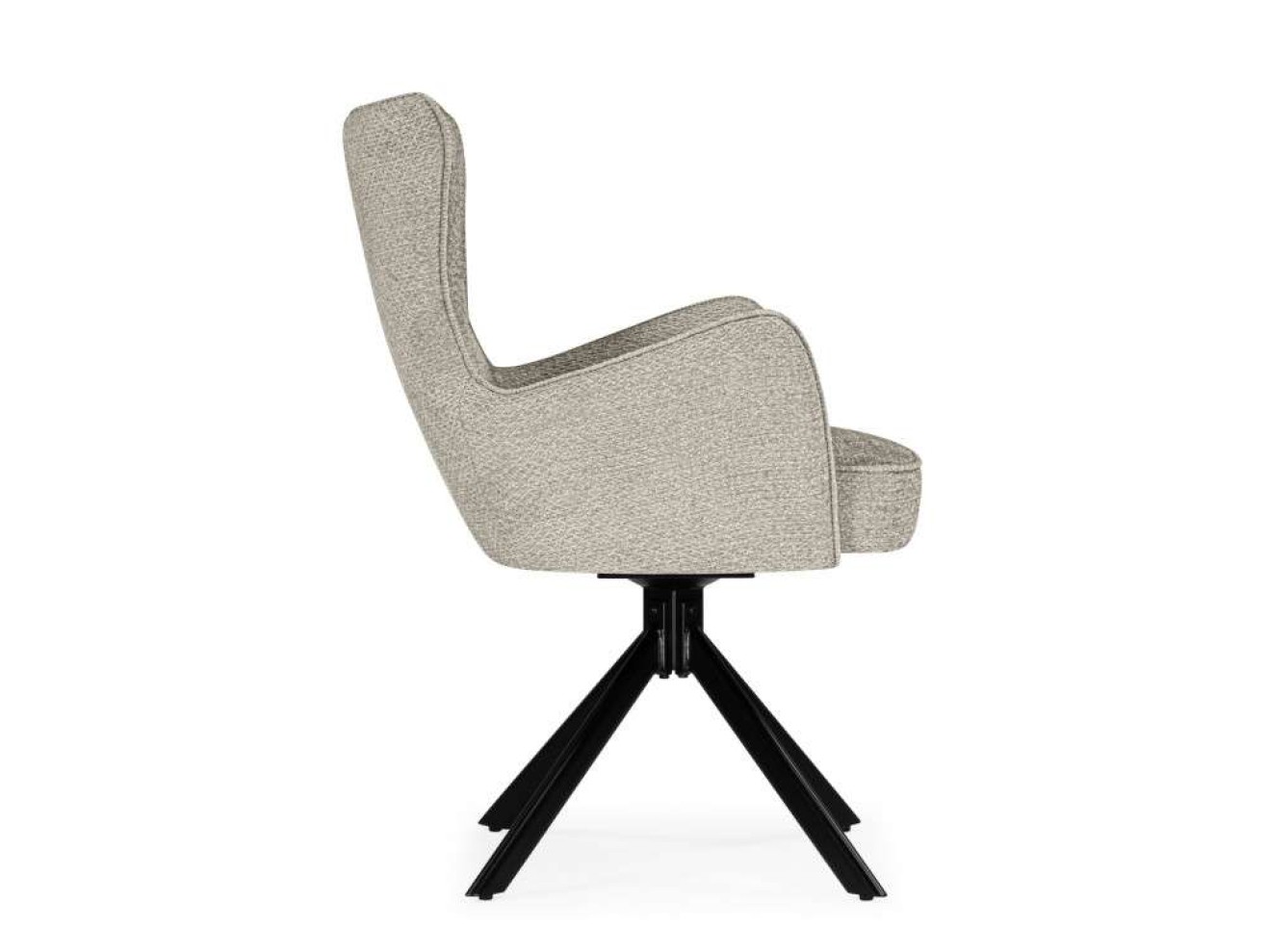 Atlanta beige / black крутящийся Стул на металлокаркасе арт. 1154419
