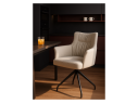 Kaser 360 крутящийся ivory / black Стул на металлокаркасе