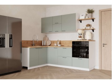 КГ Угловой 1500*2250 (без пм) Эмаль, Олива  Арника РМ в.3