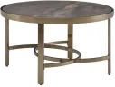 Стол журнальный STOOL GROUP Адриана 80*80 Серая керамика, сталь шампань арт. 1568365