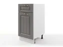 Шкаф напольный Мария с 1 ящиком 400х820х476 Графит/ Белый арт. 1375549