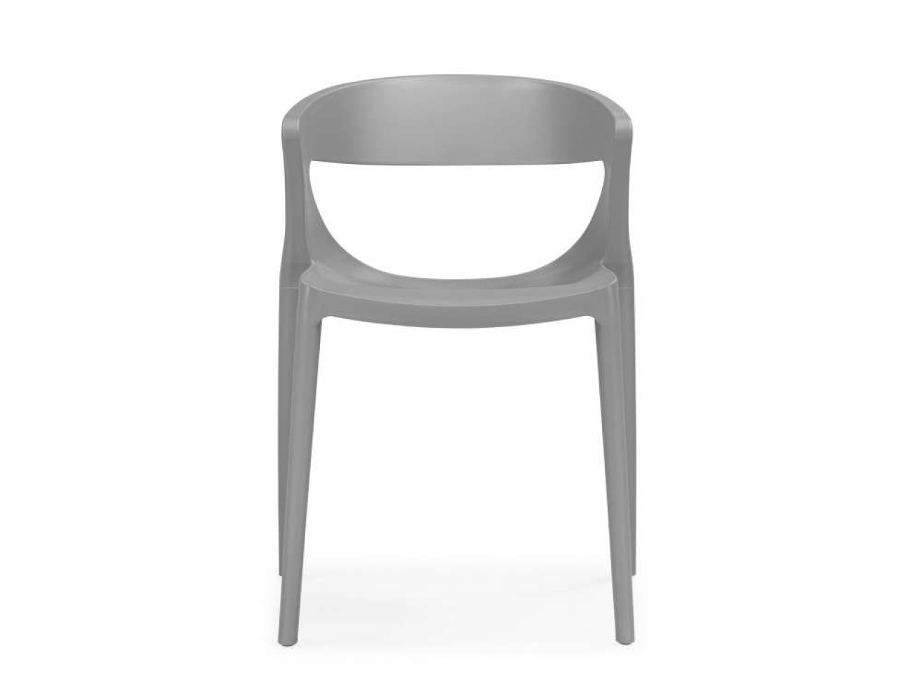 Градно жесткий серый Пластиковый стул арт. 1320865