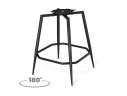 Стул барный Sheffilton SHT-ST19-SF2/S1480 Туманная дымка/черный муар арт. 1367855