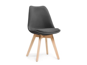 Bonuss dark gray / wood Стул деревянный
