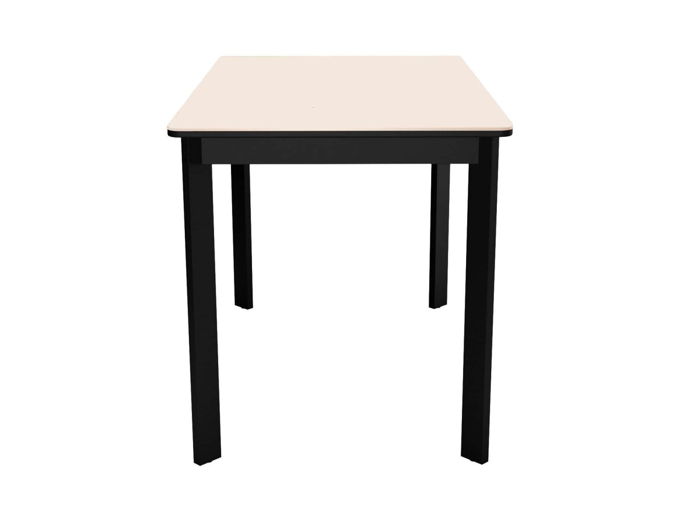 Стол DikLine LK110 Керамика Krater Perla (бежевый матовый) /подстолье черное/опоры черные