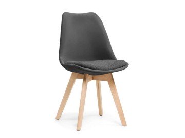 Bonuss dark gray / wood Стул деревянный
