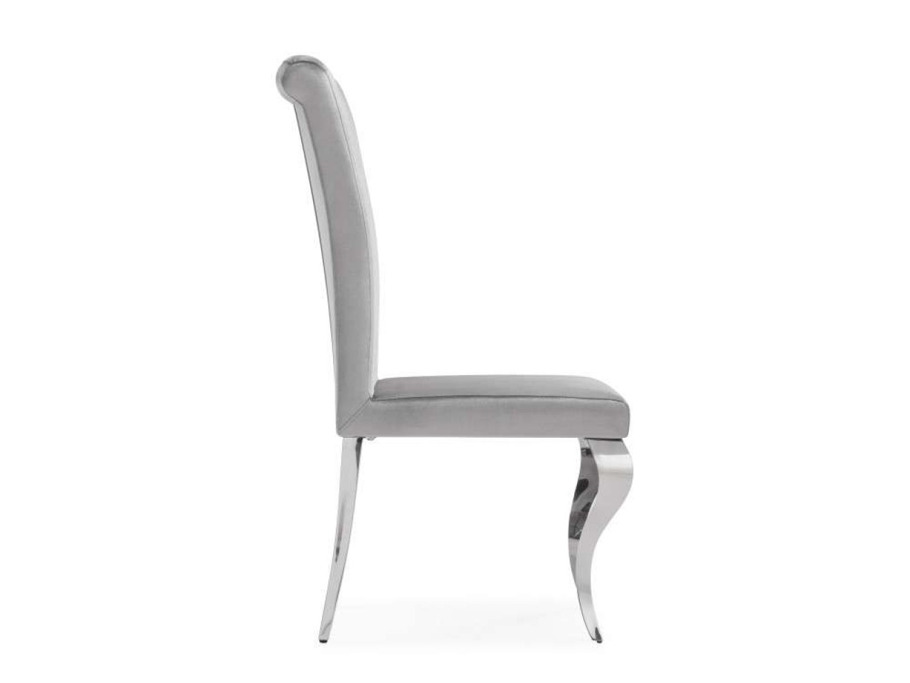 Lund dark grey / steel Стул на металлокаркасе