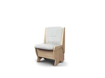 Скамья Лотос 550 дуб/милк